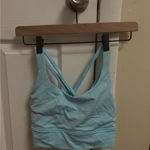 Lululemon Athletica Light Blue Sports Bra - Size 6 - Picture 3 of 6